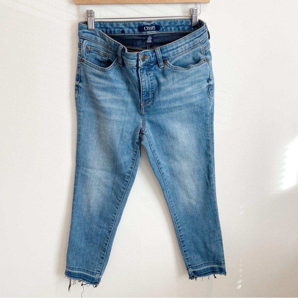 Chaps Petite Ankle Cropped Denim Jeans Bottoms Pants